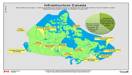 Carte d'Infrastructure Canada