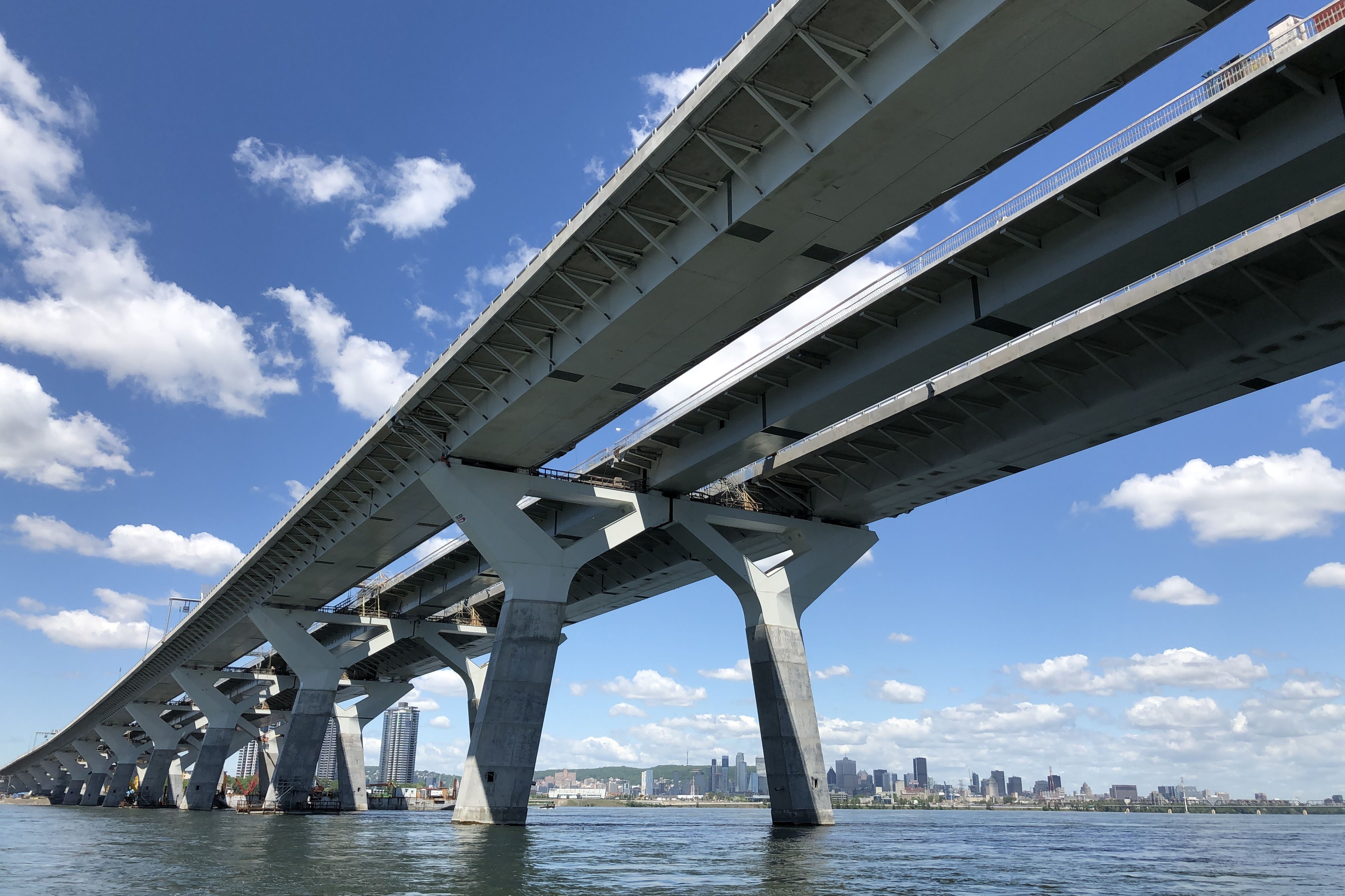 Image du nouveau pont Samuel-de Champlain