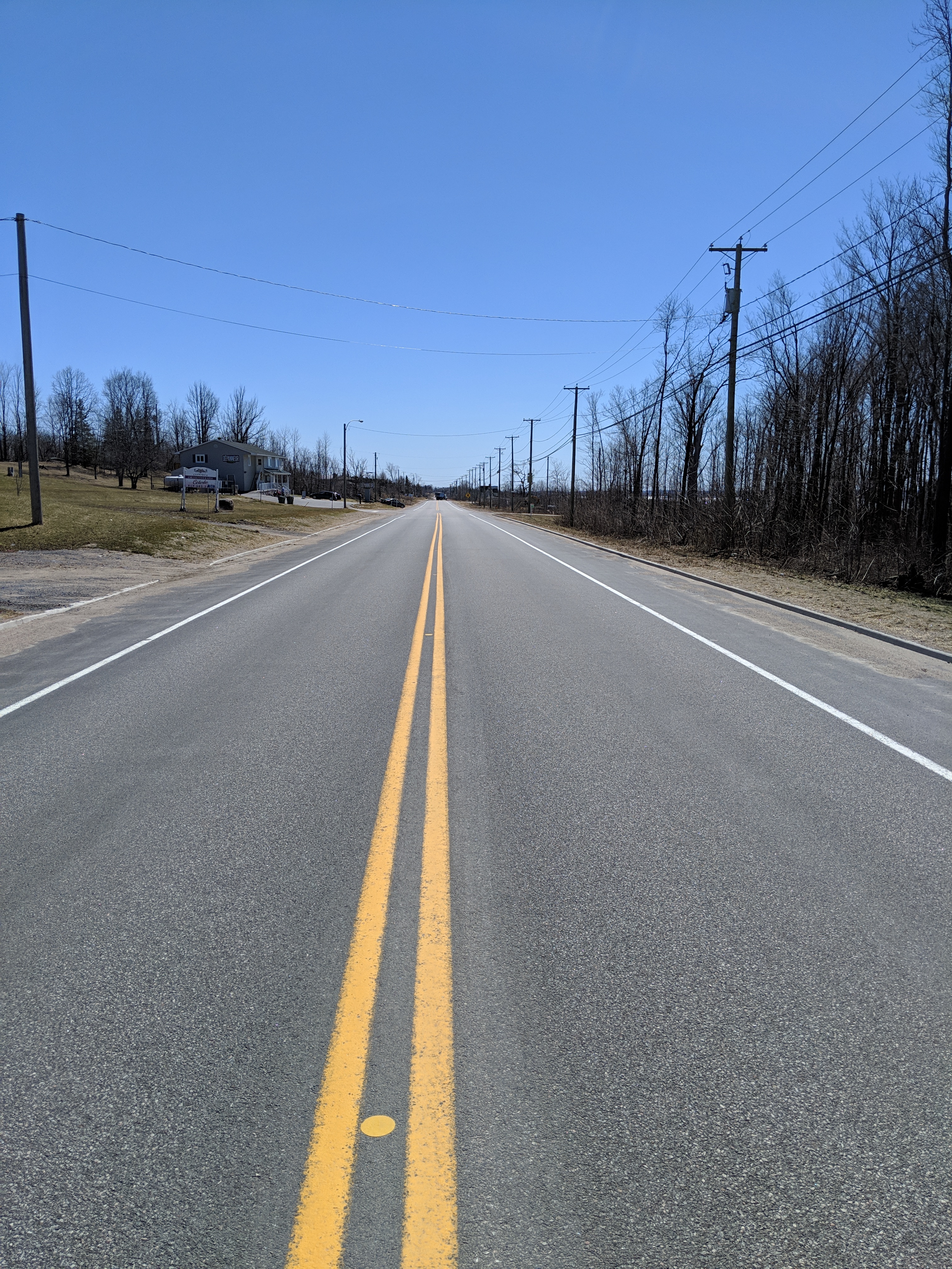 Route asphaltée