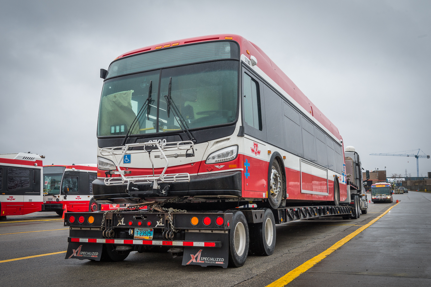 Nouvel autobus de la Toronto Transit Commission